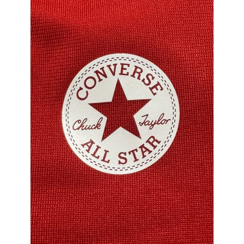 Converse Chuck Taylor Infant 9M Red Blue Track Suit One Piece Zip Romper Logo